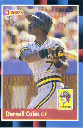 1988 Donruss Baseball Cards    572     Darnell Coles